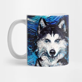 Husky Night Mug